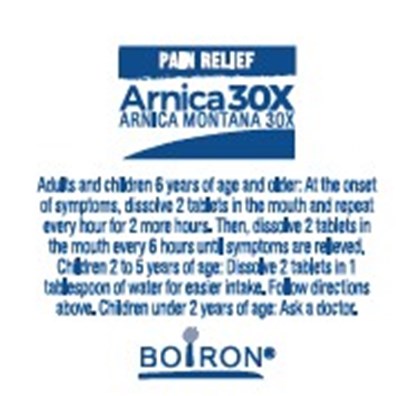 Label (Arnica 30x Tablets Alu.1jnc)